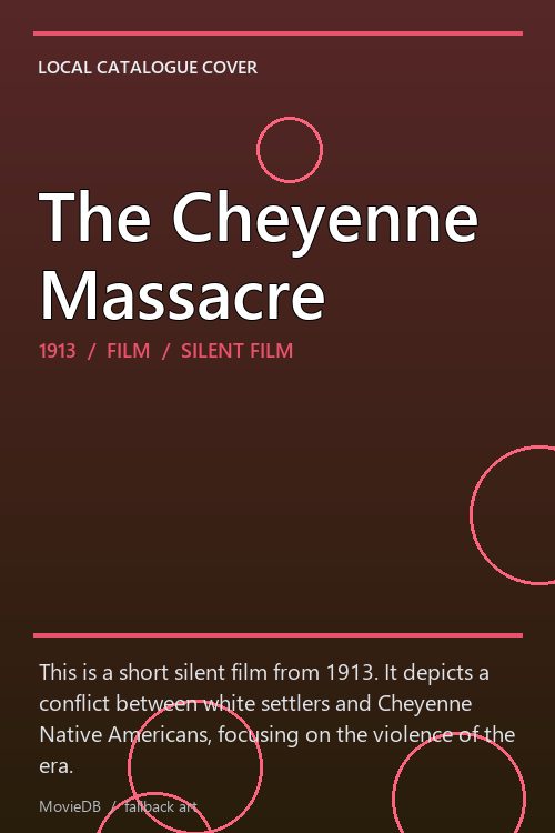 The Cheyenne Massacre poster