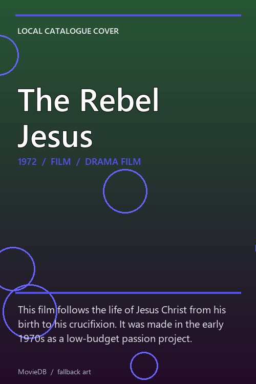 The Rebel Jesus poster