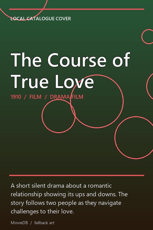 The Course of True Love poster