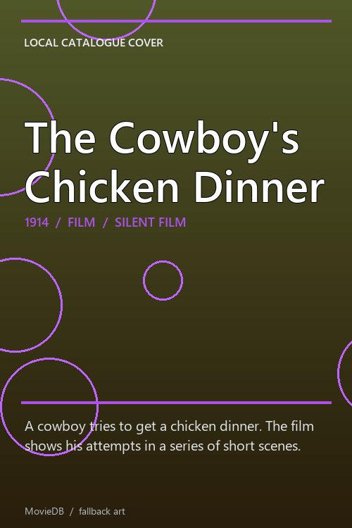 The Cowboy's Chicken Dinner poster