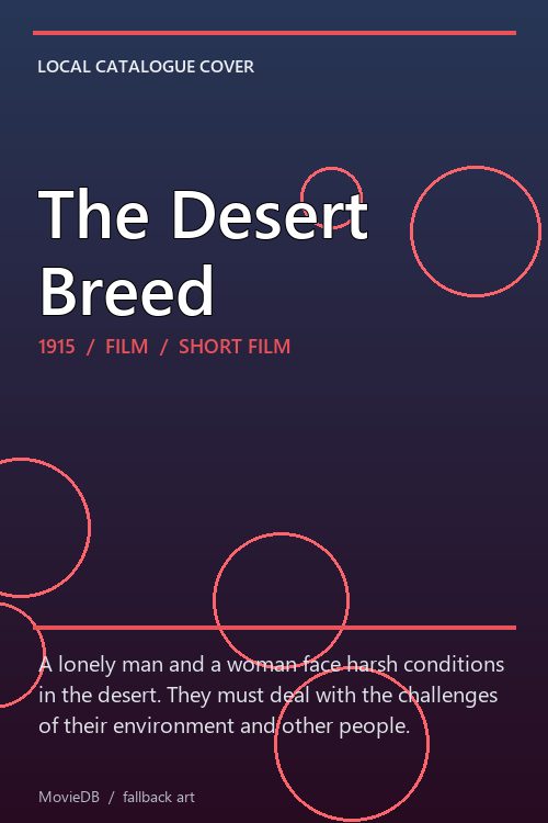The Desert Breed poster