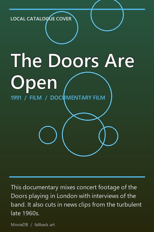 The Doors Are Open poster