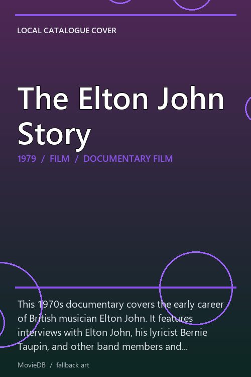 The Elton John Story poster