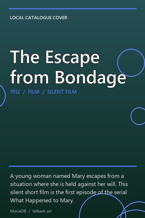 The Escape from Bondage poster