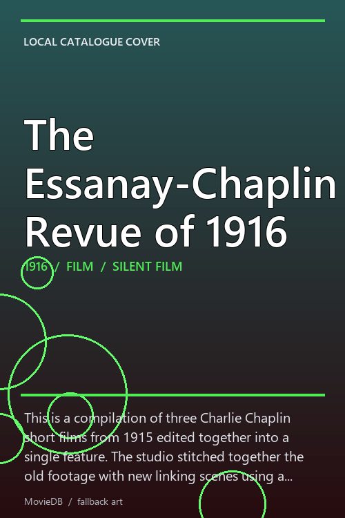 The Essanay-Chaplin Revue of 1916 poster