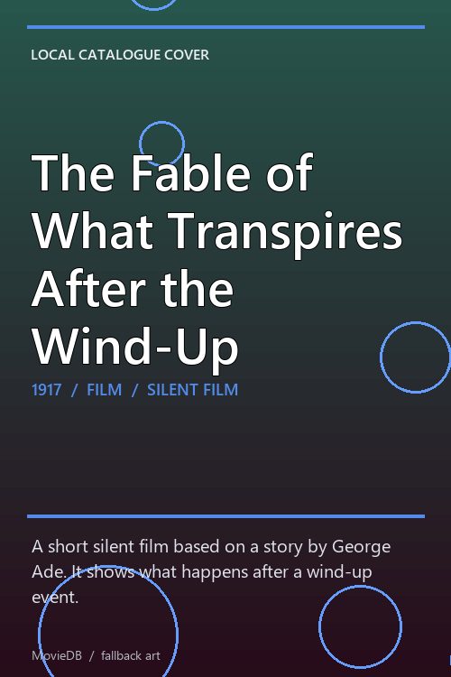The Fable of What Transpires After the Wind-Up poster