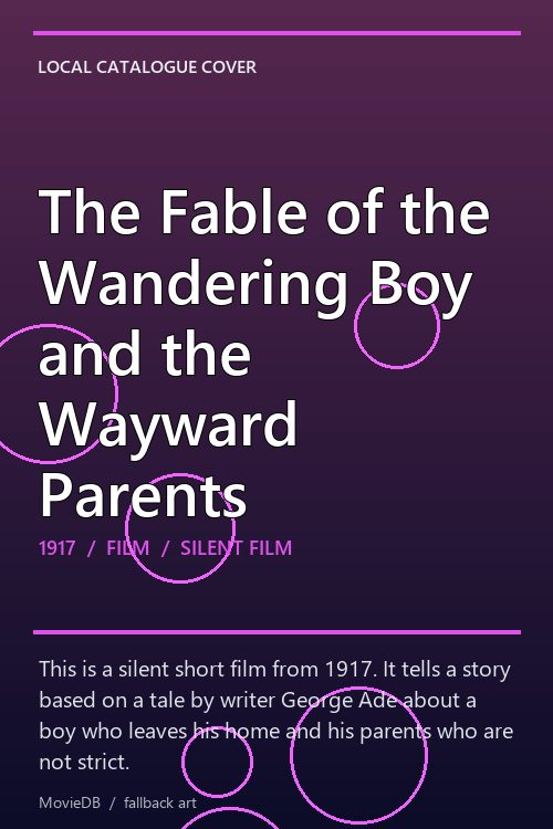 The Fable of the Wandering Boy and the Wayward Parents poster