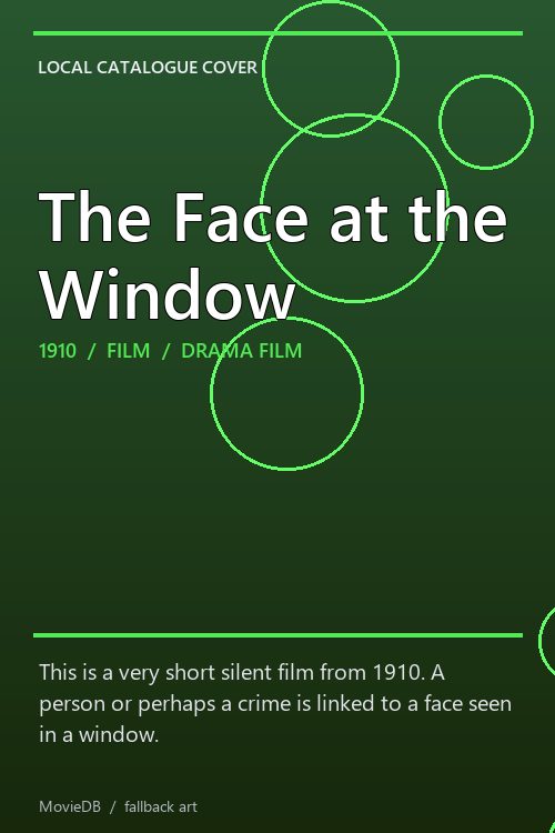 The Face at the Window poster
