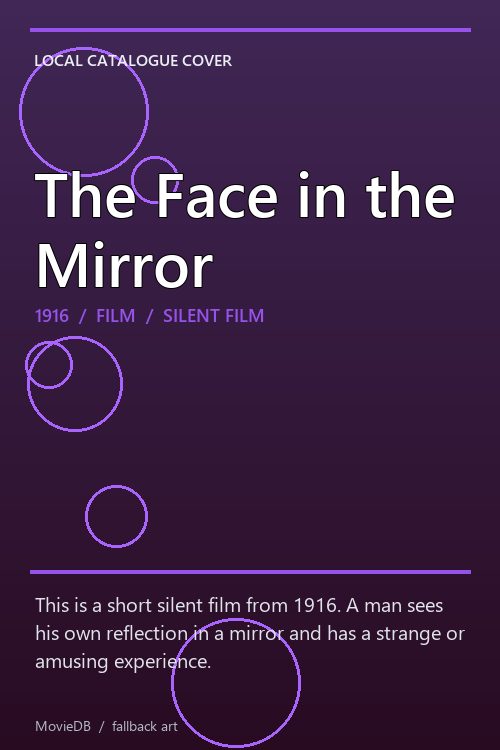 The Face in the Mirror poster