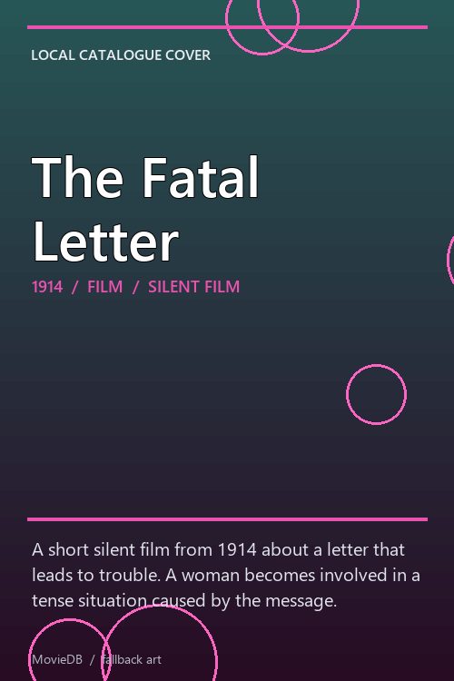 The Fatal Letter poster