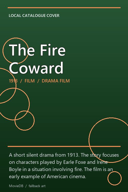 The Fire Coward poster