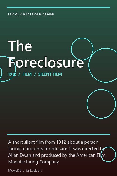 The Foreclosure poster