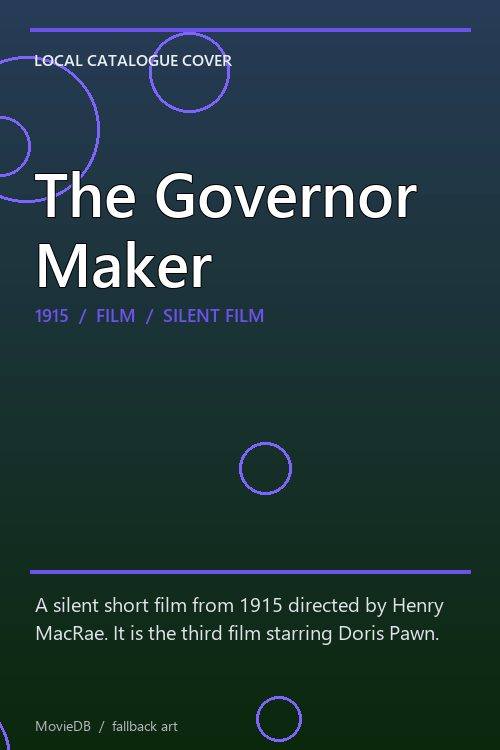 The Governor Maker poster