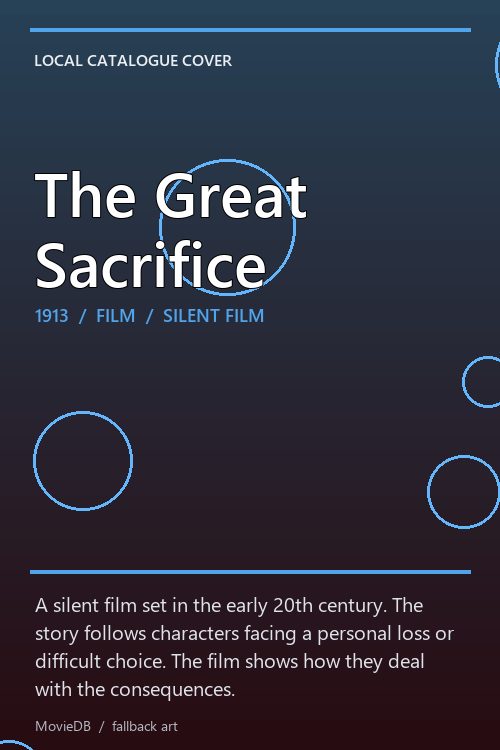 The Great Sacrifice poster