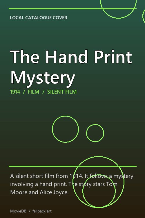 The Hand Print Mystery poster