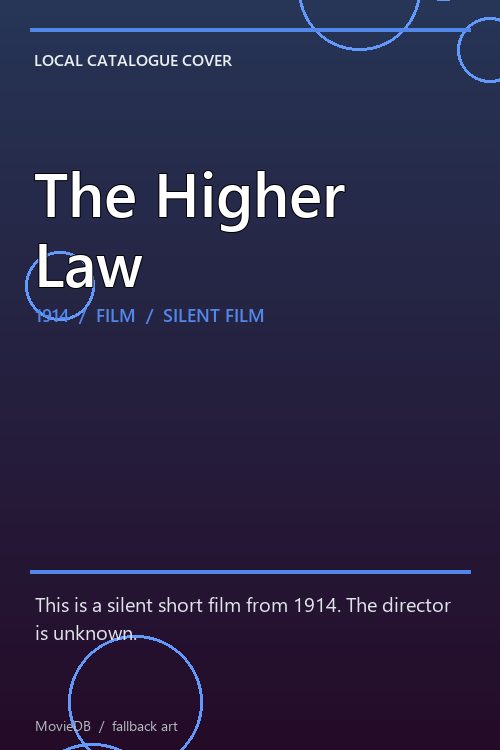 The Higher Law poster