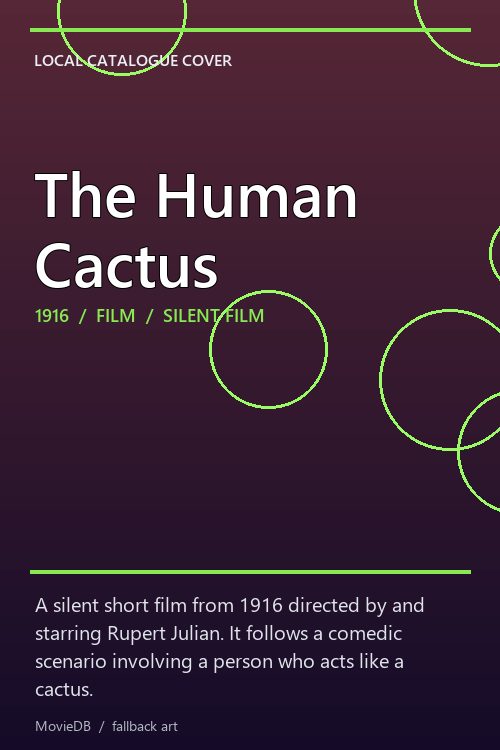 The Human Cactus poster