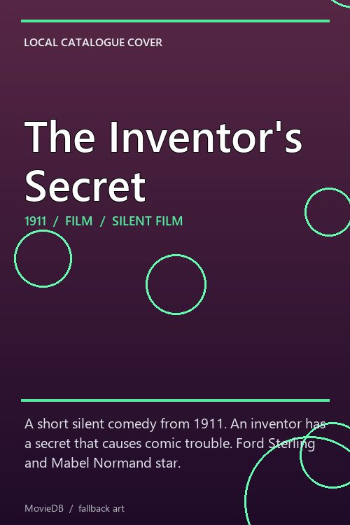 The Inventor's Secret poster