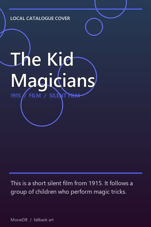 The Kid Magicians poster