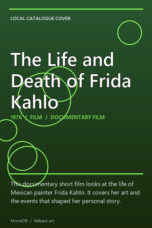 The Life and Death of Frida Kahlo poster