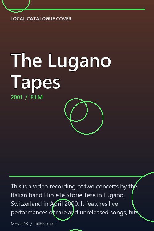 The Lugano Tapes poster