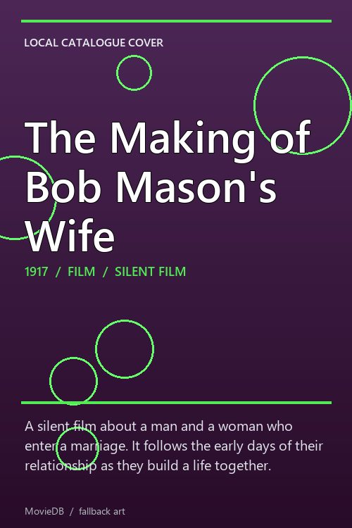 The Making of Bob Mason's Wife poster