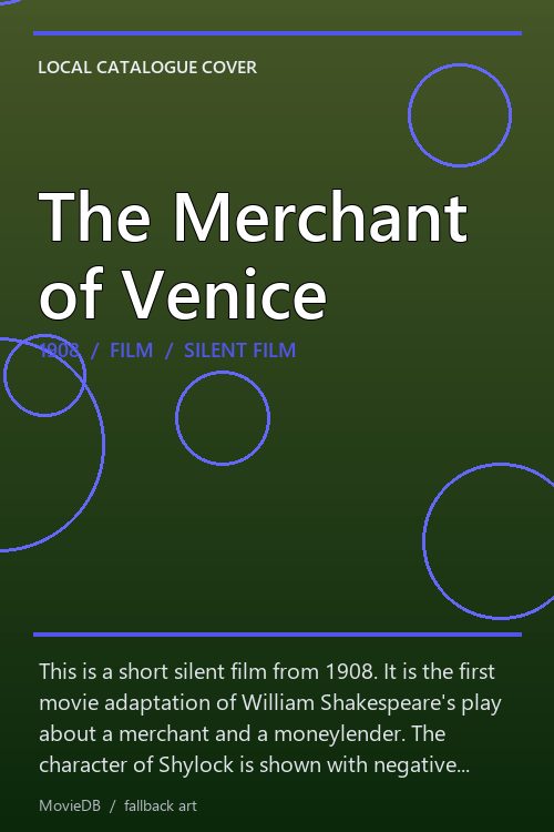 The Merchant of Venice poster