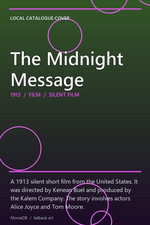 The Midnight Message poster
