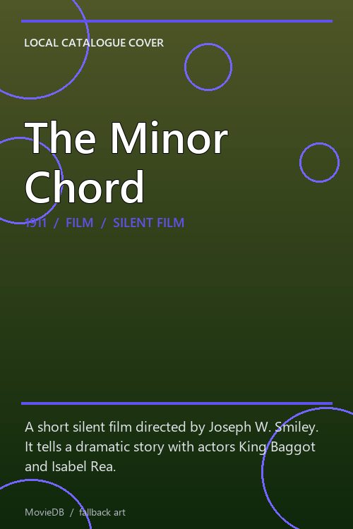 The Minor Chord poster