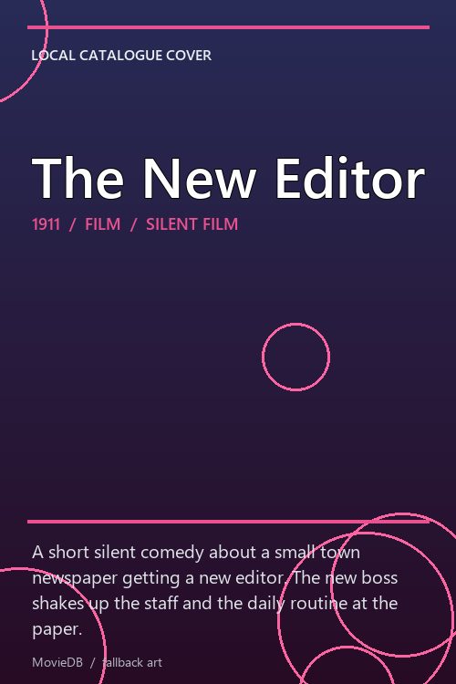 The New Editor poster