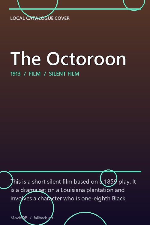 The Octoroon poster