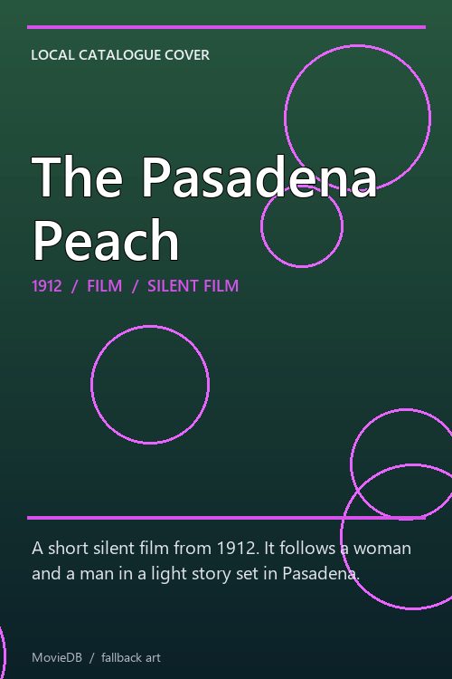 The Pasadena Peach poster