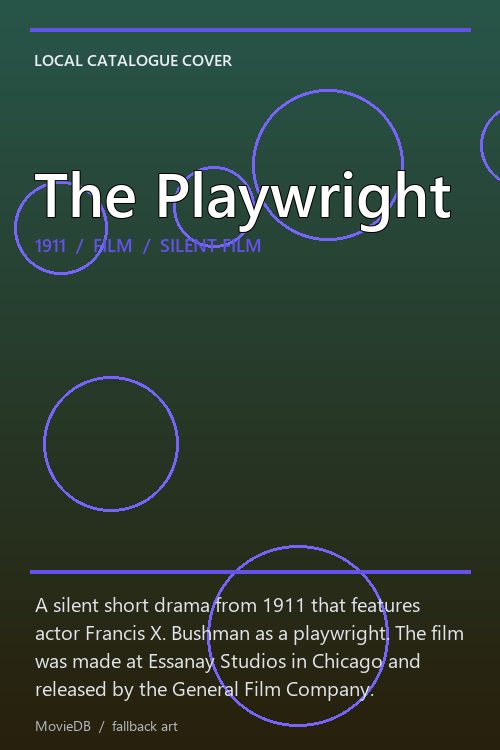 The Playwright poster