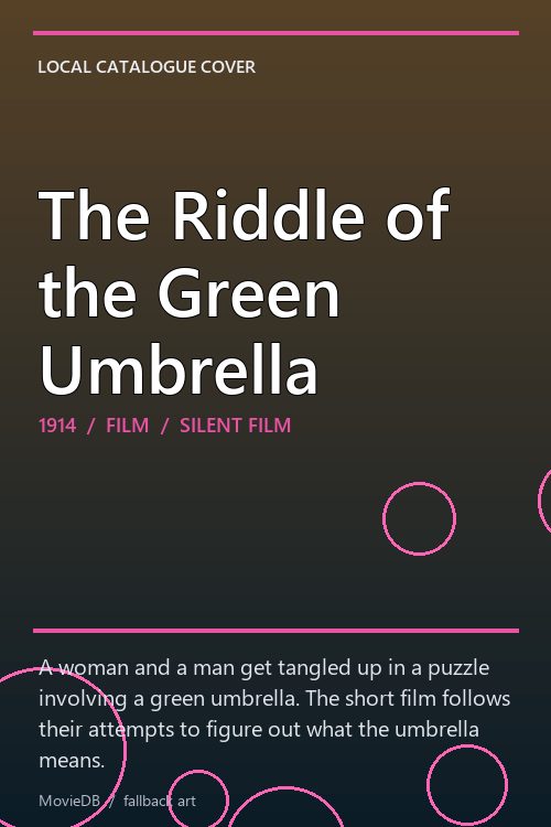 The Riddle of the Green Umbrella poster