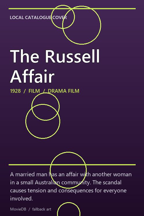The Russell Affair poster