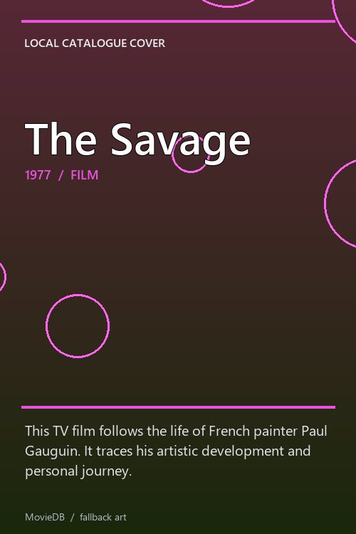 The Savage poster