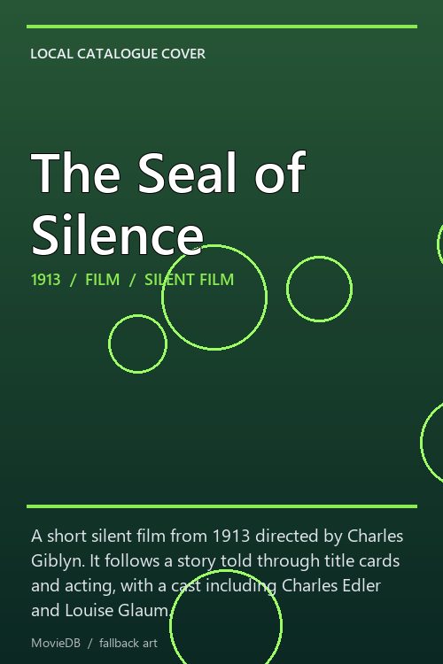 The Seal of Silence poster