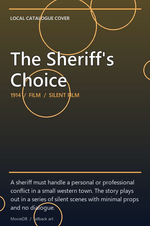 The Sheriff's Choice poster