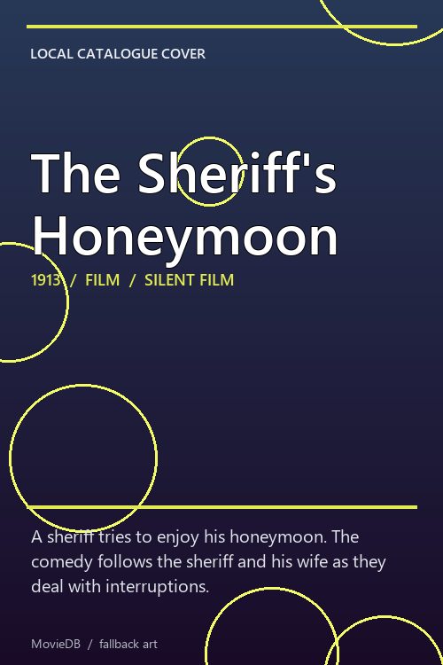 The Sheriff's Honeymoon poster