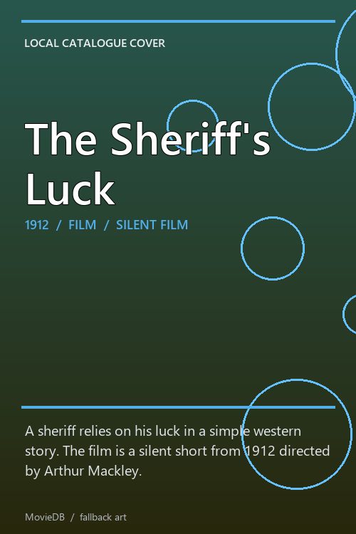 The Sheriff's Luck poster