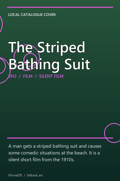 The Striped Bathing Suit poster