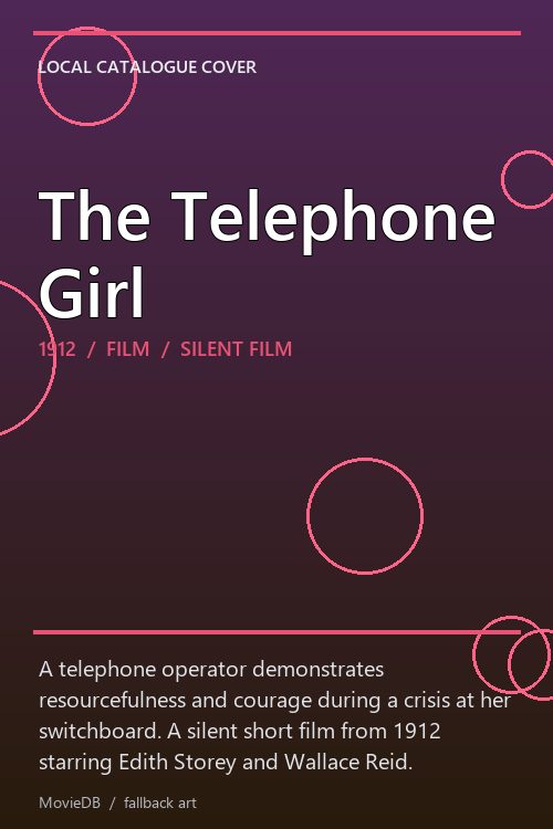 The Telephone Girl poster
