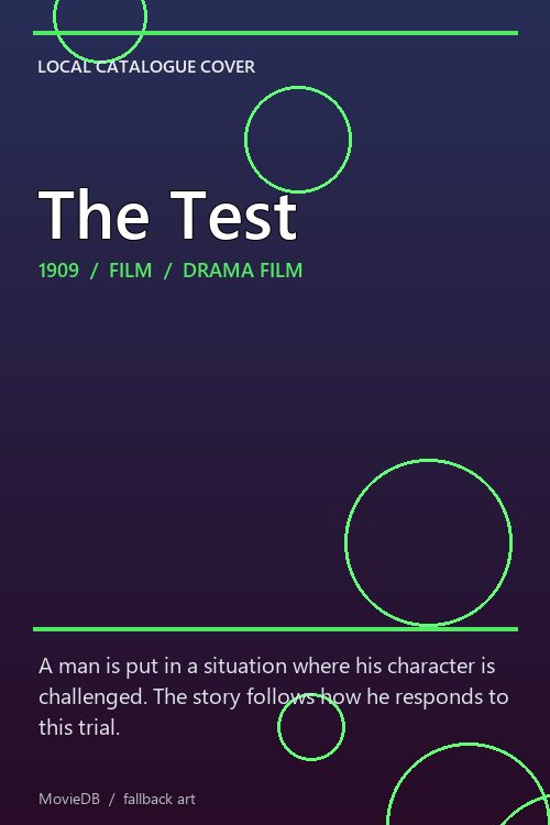 The Test poster