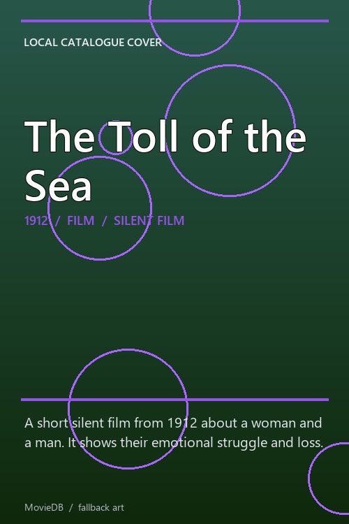 The Toll of the Sea poster