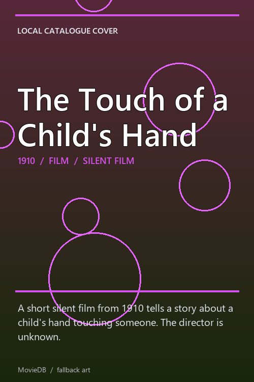 The Touch of a Child's Hand poster