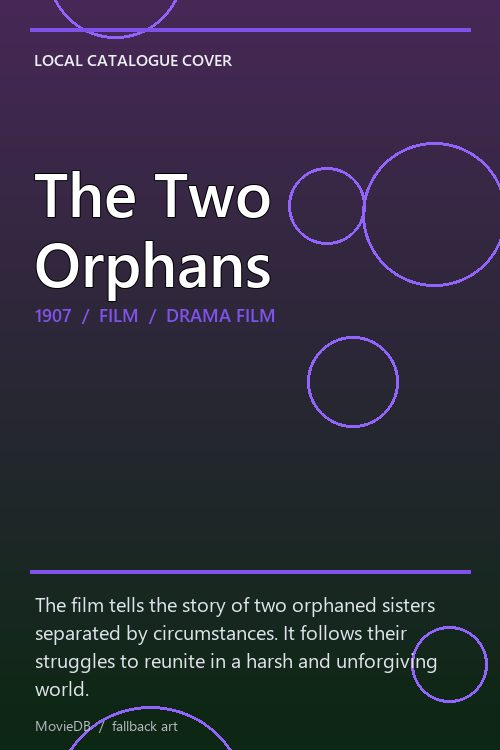 The Two Orphans poster