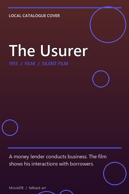 The Usurer poster