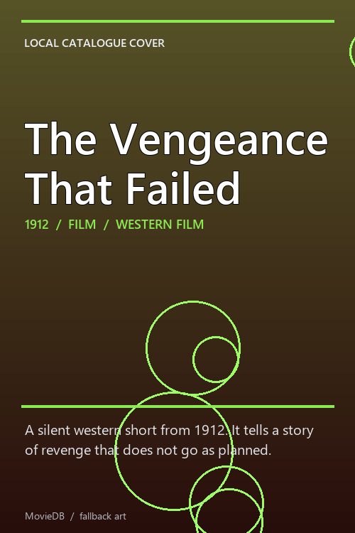 The Vengeance That Failed poster
