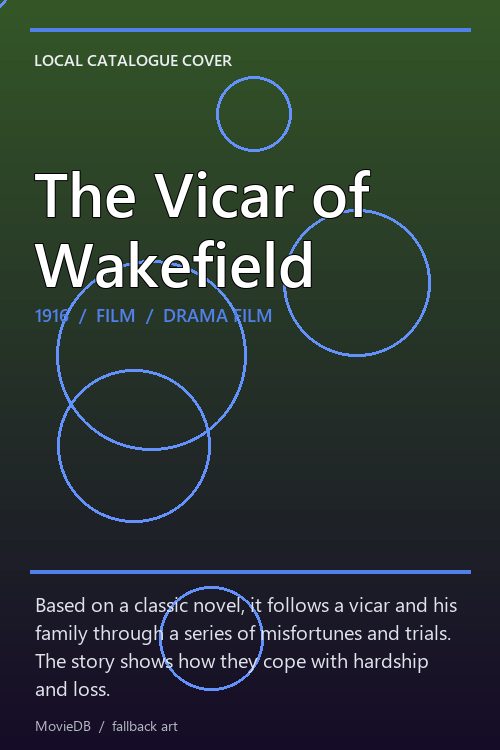 The Vicar of Wakefield poster