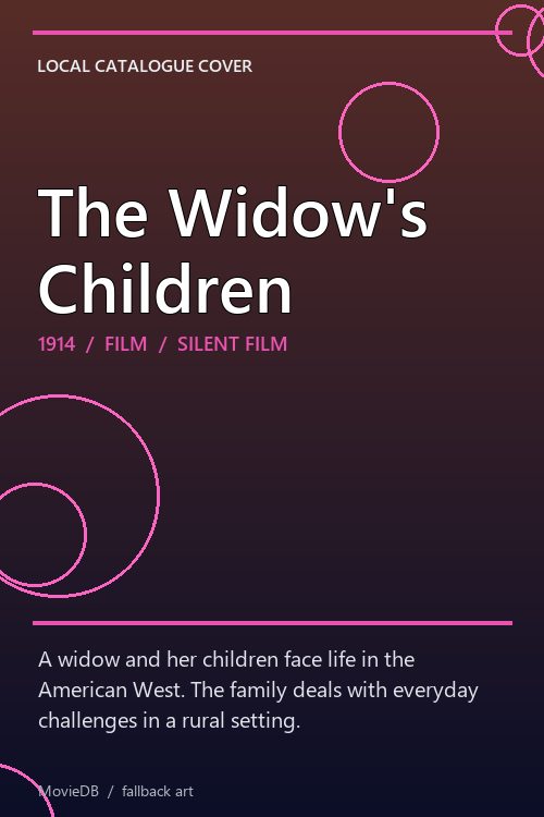 The Widow's Children poster